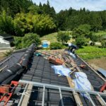 【能登半島地震】棟瓦の復旧工事 施工前