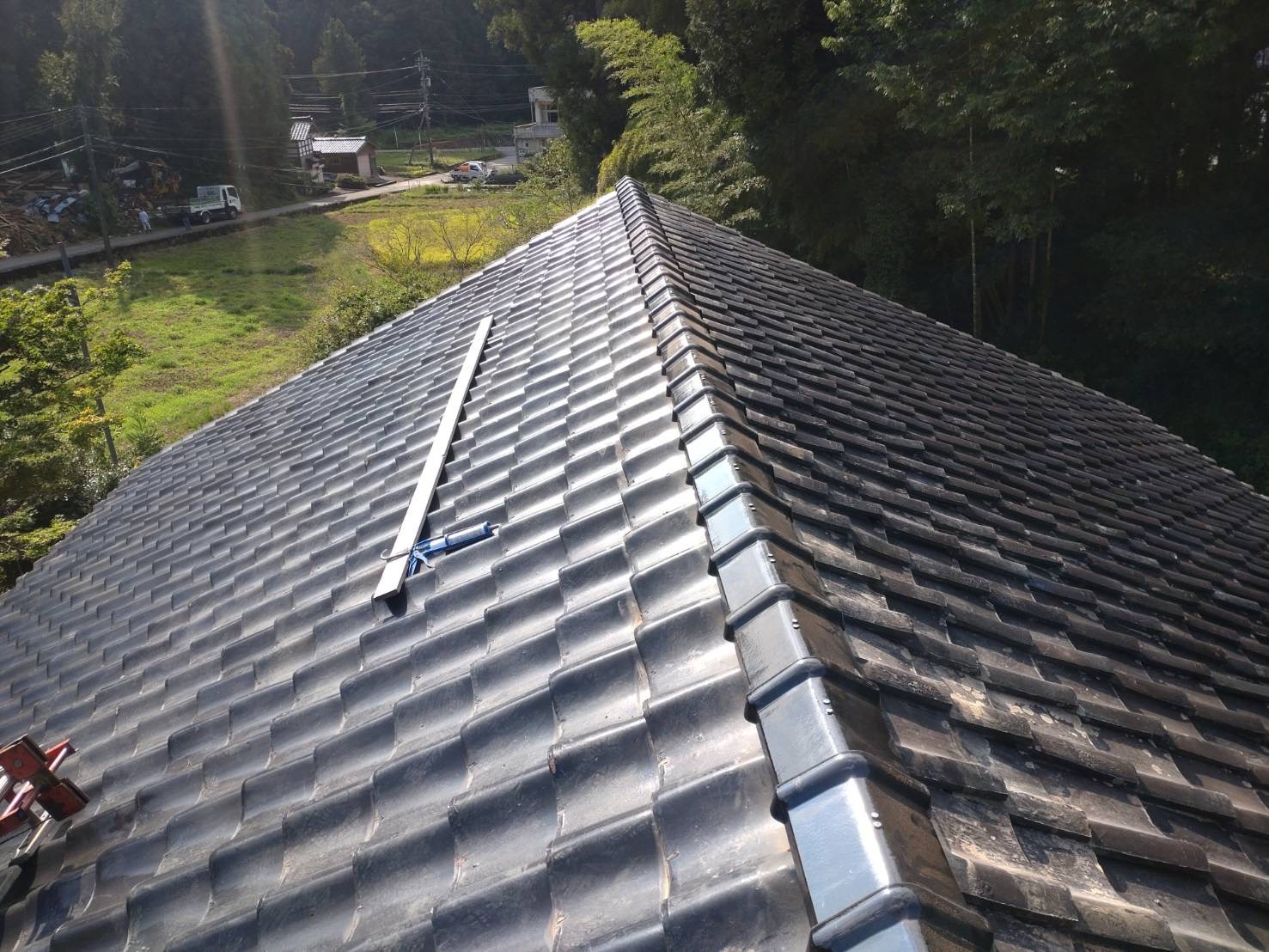 瓦屋根修理・能登半島地震の復旧作業