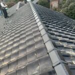 岐阜市にて瓦屋根修理〈棟瓦の軽量化工事・棟の積み直し〉 施工後