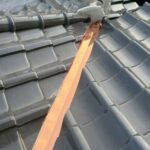 岐阜市にて築６０年の雨漏り修理〈谷板金からの雨漏り〉 施工後