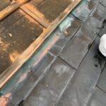 岐阜市にて屋根修理〈瓦屋根の下地からの雨漏り〉 施工前