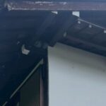 岐阜市にて屋根メンテナンス工事〈ツバメの巣・フンの対処〉 施工前