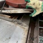 岐阜市にて経年劣化したトタン屋根の雨漏り修理〈板金修理〉 施工前
