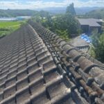 【熊本地震支援】宇城市で倉庫屋根の養生を行わせていただきました。 施工前